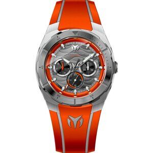 TechnoMarine Cruise Legend Men's Watch - 43mm, Orange, Grey (TM-125018)